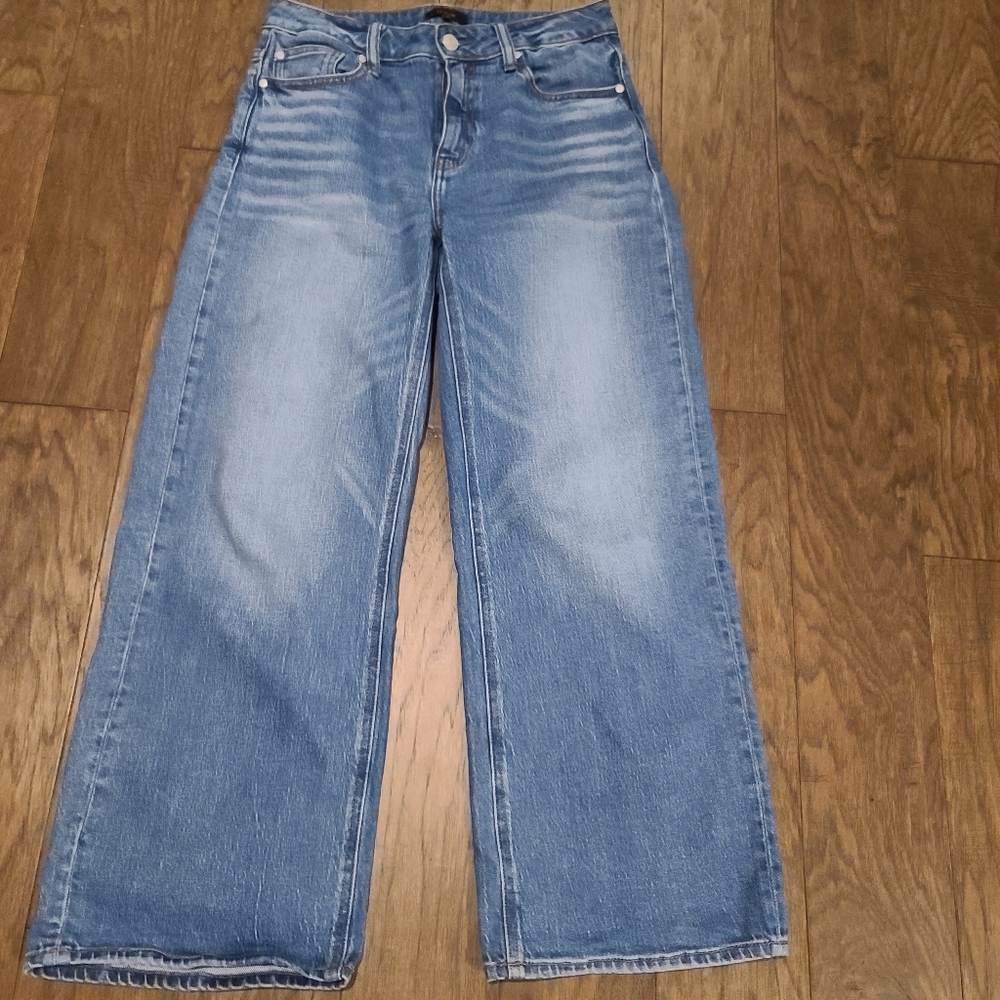 Quince Bella Stretch Relaxed Straight Jeans Size 28, Inseam 28